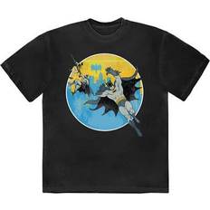 Clothing DC Comics Batman Bat Leap Logo T Shirt - Black