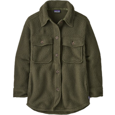 Fairtrade - Women Jackets Patagonia Women's Retro Pile Fleece Shacket - Pine Needle Green