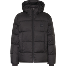 Calvin Klein Uomo Giubbotti Calvin Klein Hooded Puffer Jacket - Black