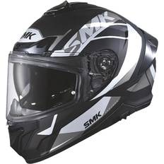 Typhoon Style, full face helmet color: Matt Black/Grey/Light Grey/White