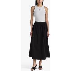 Nylon Skirts Twist & Tango Freya Soft Cotton Blend Midi Skirt Black