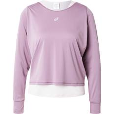 Lilla - Løb T-shirts Asics Nagino Run LS Top - Mauve/Pastellpink