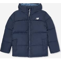 New Balance Junior Boys Wide Baffle Padded Coat - Navy