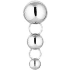 Atomic Drop Stud - Silver