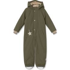 98 Vinteroveraller Barnkläder på rea Mini A Ture Kid's Mat Wanni Fleece Lined Snowsuit - Olive Night