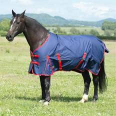 Gallop Equestrian Trojan Standard Turnout Rug /Red in Blue, 6FT9 Charlies