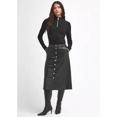 Barbour Skirts Barbour Aria Faux Leather Skirt - Black
