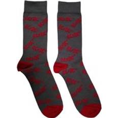 Unisex Ankle Socks Logo Pattern - Charcoal Grey