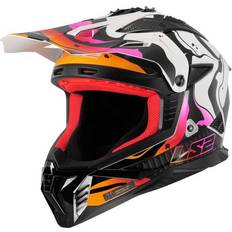 Moottoripyörävarusteet LS2 Crossikypärä MX708 Fast II Wash - Valkoinen