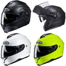 HJC c91 solid klapphelm motorrad helm mit sonnenblende weiß