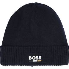 6-9M Bonnets BOSS Baby's Knitted Beanie - Navy Blue