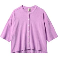 Pink - Stribede Overdele Bongusta Naram Oversized Shirt - Fuchsia