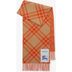 Burberry Pink Scarfs Burberry Reversible Rose Cashmere Scarf - Sand