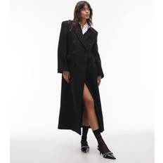 & Other Stories Outerwear & Other Stories Wool Double Breasted Maxi Coat Black