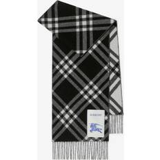 Burberry Check Cashmere Scarf - Black