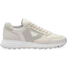 Prada Sneakers Prada Nubuck Re-Nylon High-Top Sneakers - Beige Khaki