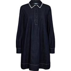 Nümph Haven Dress - Dark Blue Denim