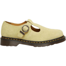 Loafers Dr. Martens T-Bar Suede Mary Jane Shoes - Hazy Yellow