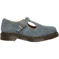 Loafers Dr. Martens T-Bar Suede Mary Jane - Washed Denim