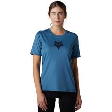 Fox Racing Ranger Logo Short Sleeve T-shirt Blau Frau