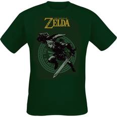The Legend Of Zelda gaming T-shirt Link för Herr grön