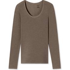 Schiesser Pullover Schiesser Langarm-personal Fit für Damen Beige