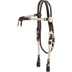 Bridles & Accessories Royal King Tough-1 Ferruled Futurity Brow Leather Show Headstall