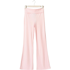 Gina Tricot Soft Touch Folded Trousers - Tender Touch