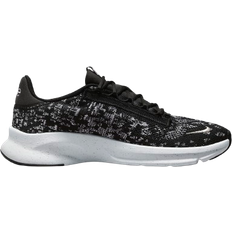 Gym & Training Shoes Nike SuperRep Go 3 Flyknit Next Nature W - Black/White/Metallic Silver