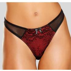 Rojo Bragas Jette Slip Rot Unifarben für Damen