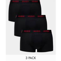 HUGO BOSS 50503554PHANK100 関税送料込 HUGO - Cotton hooded sweatshirt with logo label - Black