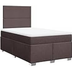 Kontinentalsäng 120 vidaXL Ramsäng Med Madrass 120 x 190 cm Tyg Kontinentalsäng