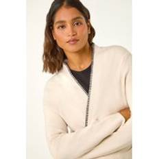 One Size - Woman Cardigans Roman Whipstitch Cardigan Ivory One