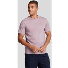 Clothing Lyle & Scott Men's Tonal Eagle T-Shirt in Pink Extra Mountain Thistle