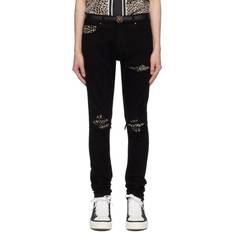 Amiri Jeans Amiri Black Leopard MX1 Jeans Black OD (WAIST 32)