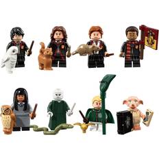 Xurikcoo 8pcs Harry Potter Voldemort Elves Dobby Assembled Man Toys Children's Toys Mini Figures Fit Lego