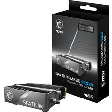 MSI Hard Drives MSI SPATIUM M580 PCIe 5.0 NVMe M.2 FROZR 4TB