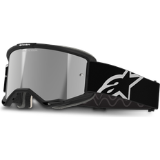 Moottoripyörävarusteet Alpinestars Crossilasit Vision 5 Corp - Musta/Hopea