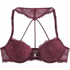 Push-up BHs Lascana Bh Rot Unifarben für Damen