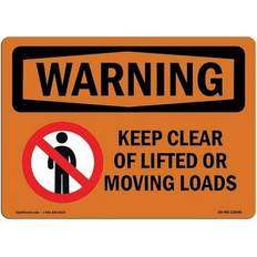 Office Supplies SignMission OSHA Warning Sign 12 x 18 in.