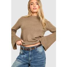 Boohoo Belts boohoo Womens Snake Print Western Buckle Belt