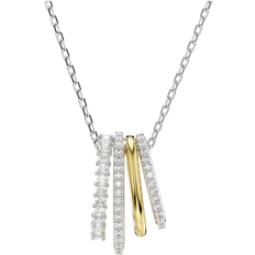 Swarovski Hyperbola Pendant - Silver/Gold/Transparent