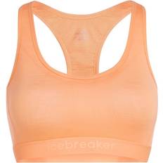 Icebreaker Women's 125 Zoneknit Racerback Bra Sports bra XS, sand/orange