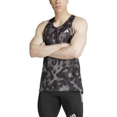 Multicoloured Tank Tops Adidas Own The Run Excite Aop Sleeveless T-shirt