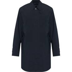 Samsøe Samsøe Coats Samsøe Samsøe concealed-fastening trench coat men Recycled Polyester Blue