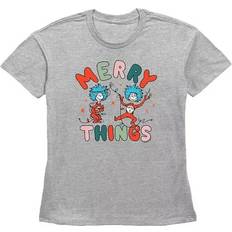 Women's Dr. Seuss Thing And Thing Merry Things Graphic Tee