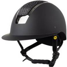 Black Riding Helmets B Vertigo Majoris Mips Helmet with Rhinestones