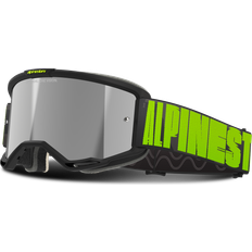 Accessori per Moto Alpinestars Vision Hollow MX Goggles Charcoal-Yellow-Mirror Silver