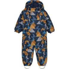 18-24M Ensembles d'hiver Color Kids Coverall with Zip AOP Overall 104, blue