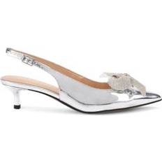 Kurt Geiger Silver Heels & Pumps Kurt Geiger Kg Kurt Geiger Women's Heels Mule Silver Synthetic Asher